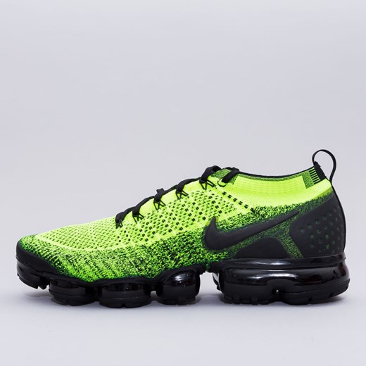 Buty sportowe męskie Nike vapormax zielone sznurowane 