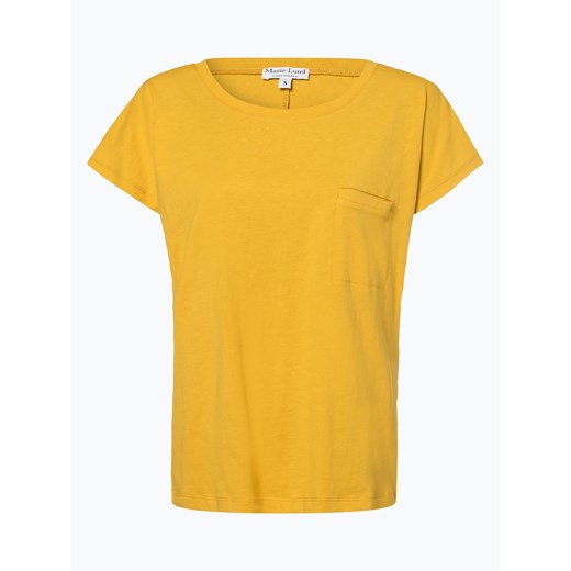Marie Lund - T-shirt damski, żółty  Marie Lund L vangraaf