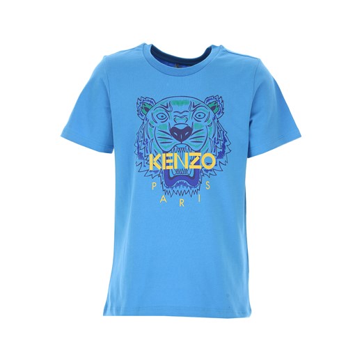Kenzo Koszulka Dziecięca dla Chłopców Na Wyprzedaży, niebieskie niebo, Bawełna, 2019, 6Y 8Y