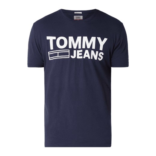 T-shirt męski Tommy Jeans w stylu młodzieżowym z krótkim rękawem 