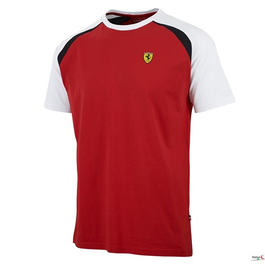 Czerwony t-shirt męski Scuderia Ferrari F1 