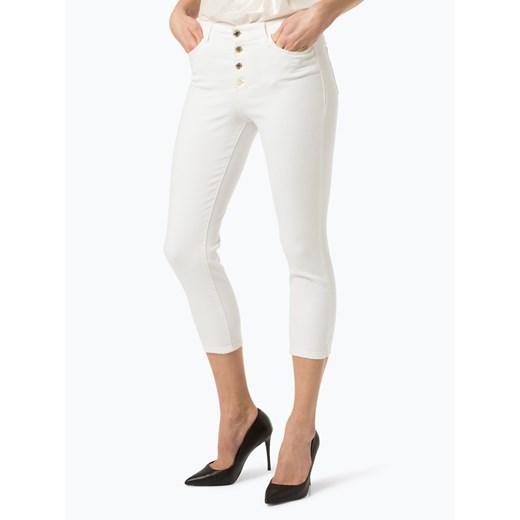 Jeansy damskie białe Guess Jeans bez wzorów 