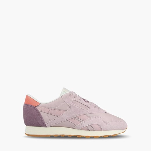 Buty sportowe damskie różowe Reebok Classic dla biegaczy nylon płaskie sznurowane 