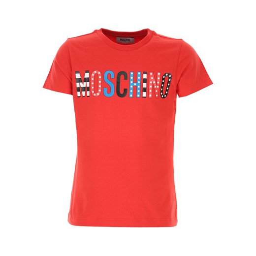 T-shirt chłopięce Moschino czerwony 