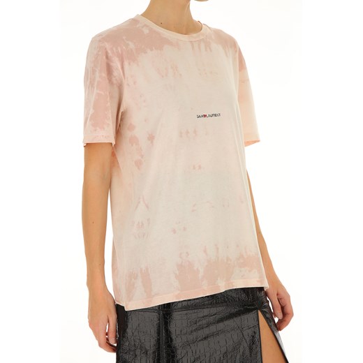 Yves Saint Laurent Koszulka dla Kobiet Na Wyprzedaży, różowy, Bawełna, 2019, 38 40
