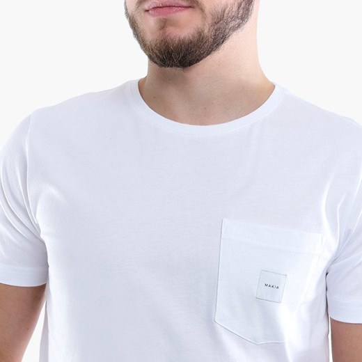 T-shirt męski Makia bawełniany biały 