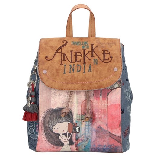 Anekke kolorowe ściągająca plecak India Anekke   Differenta.pl