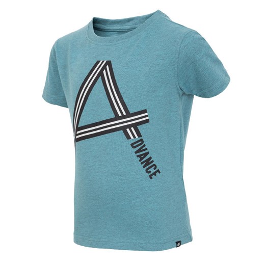 T-shirt chłopięce 4F na wiosnę w nadruki niebieski z krótkim rękawem 