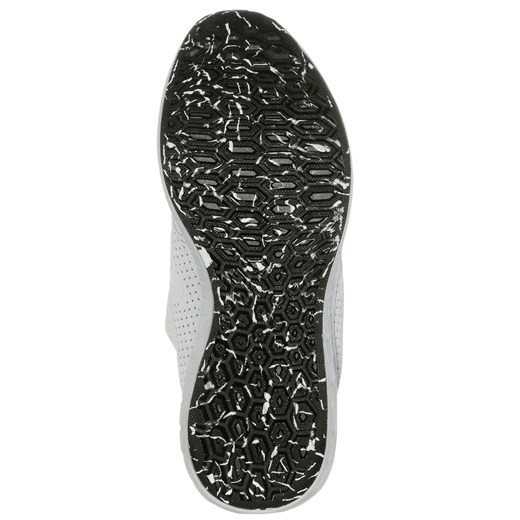 Buty sportowe damskie New Balance dla biegaczy szare na koturnie sznurowane bez wzorów na wiosnę 