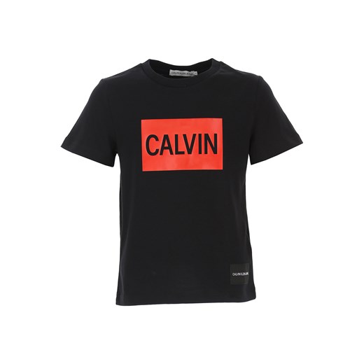 T-shirt chłopięce Calvin Klein z krótkim rękawem bawełniany 
