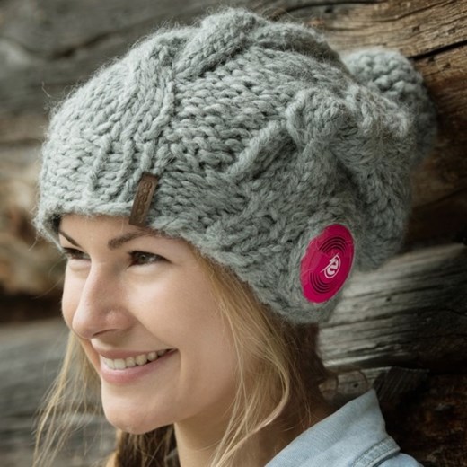 Bluetooth® Handmade Plaint Long Grey  Earebel uniwersalny wyprzedaż earebel.pl 