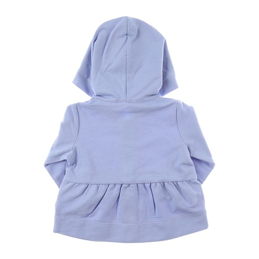 Niebieska odzież dla niemowląt Moncler dla dziewczynki bez wzorów 