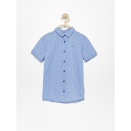Reserved - Koszula w kratkę z krótkim rękawem - Niebieski Reserved  134 