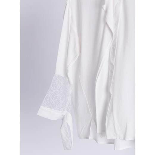 Koszula damska Selfieroom biała elegancka bawełniana 
