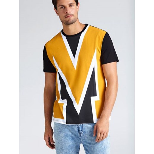 T-shirt męski Marciano Guess na wiosnę młodzieżowy bawełniany 