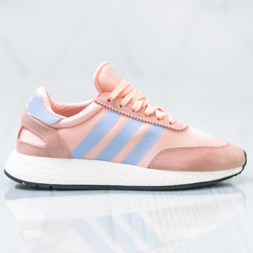 Buty sportowe damskie Adidas sznurowane bez wzorów na płaskiej podeszwie