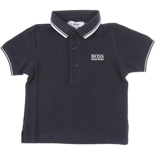 Hugo Boss Niemowlęca Koszulka Polo dla Chłopców, granatowy, Bawełna, 2019, 12M 18M 2Y 3Y 6M 9M  Hugo Boss 18M RAFFAELLO NETWORK