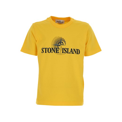 Stone Island Koszulka Dziecięca dla Chłopców, żółty, Bawełna, 2019, 10Y 12Y 14Y 8Y Stone Island  10Y RAFFAELLO NETWORK