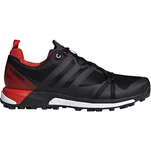 Buty sportowe męskie czarne Adidas terrex z gumy wiązane 