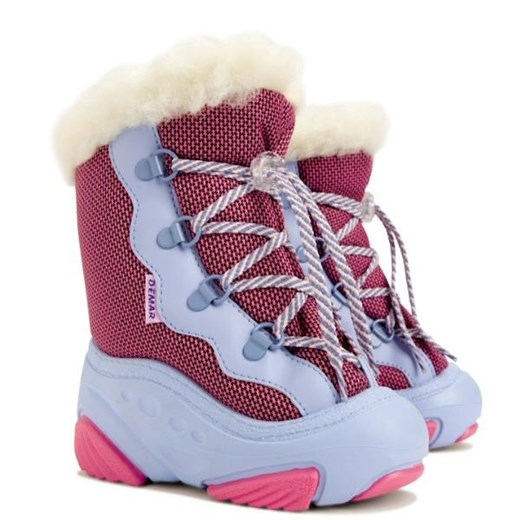 Buty zimowe dziecięce Demar śniegowce wiązane 