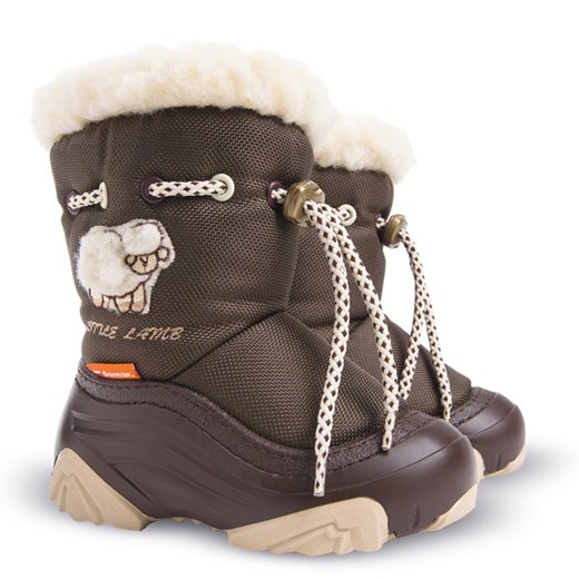 Demar buty zimowe dziecięce śniegowce sznurowane 