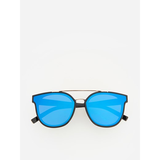 Reserved - Niebieskie okulary przeciwsłoneczne - Niebieski  Reserved One Size 