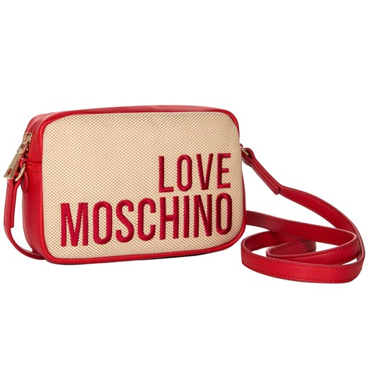 Listonoszka Love Moschino bez dodatków z nadrukiem 