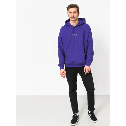 Bluza męska fioletowa Polar Skate młodzieżowa bez wzorów