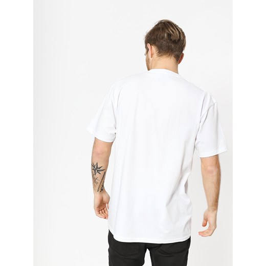 T-shirt męski Vans z krótkimi rękawami biały casual 