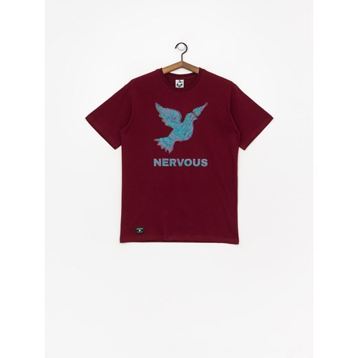T-shirt Nervous Lcd (maroon) Nervous  L SUPERSKLEP