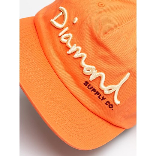 Czapka z daszkiem Diamond Supply Co. Og Script ZD (orange) Diamond Supply Co.   SUPERSKLEP