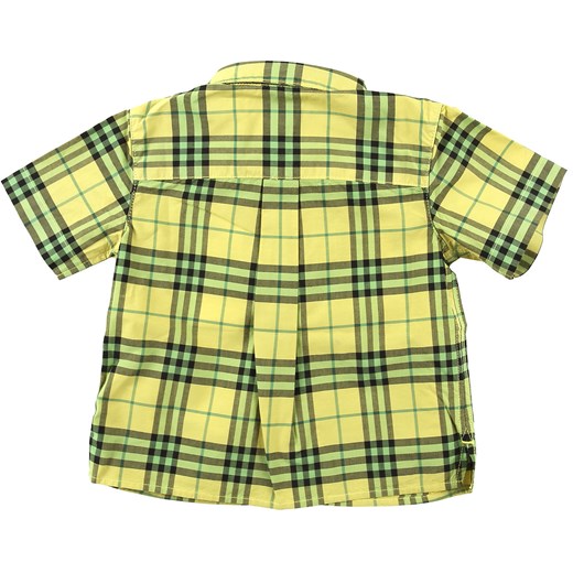 Burberry Koszule Niemowlęce dla Chłopców, Citron Green, Bawełna, 2019, 12M 18M 2Y 6M  Burberry 2Y RAFFAELLO NETWORK