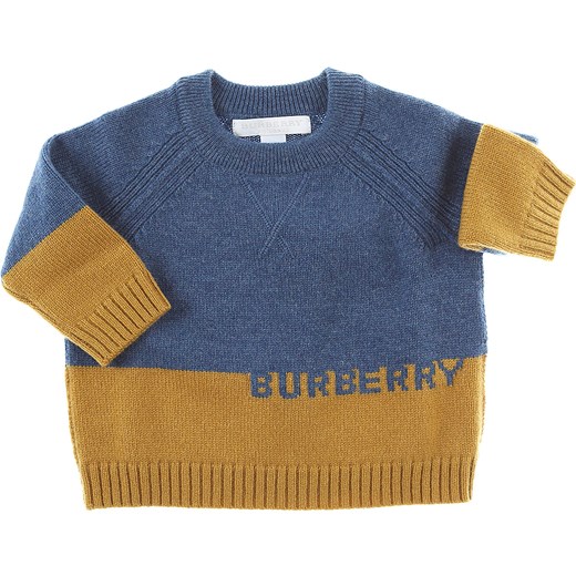 Burberry Swetry Niemowlęce dla Chłopców, niebieski, Kaszmir, 2019, 12M 18M 2Y 6M  Burberry 18M RAFFAELLO NETWORK