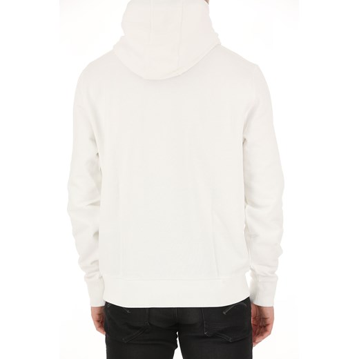 Calvin Klein Bluza dla Mężczyzn, biały, Bawełna, 2019, L M S XL  Calvin Klein S RAFFAELLO NETWORK