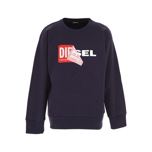 Diesel Bluzy Dziecięce dla Chłopców, granatowy, Bawełna, 2019, 10Y 12Y 14Y 16Y 8Y Diesel  16Y RAFFAELLO NETWORK