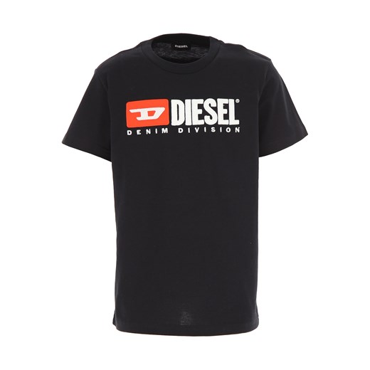 Diesel Koszulka Dziecięca dla Chłopców, czarny, Bawełna, 2019, 10Y 12Y 14Y 8Y  Diesel 12Y RAFFAELLO NETWORK