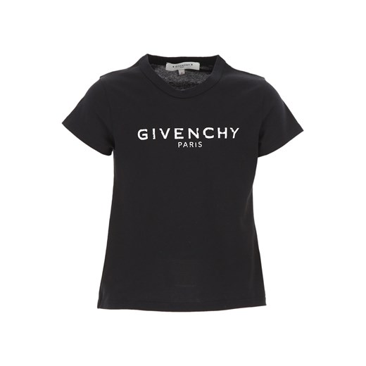 Givenchy Koszulka Dziecięca dla Dziewczynek, czarny, Bawełna, 2019, 10Y 12Y 14Y 4Y 5Y 6Y 8Y Givenchy  6Y RAFFAELLO NETWORK