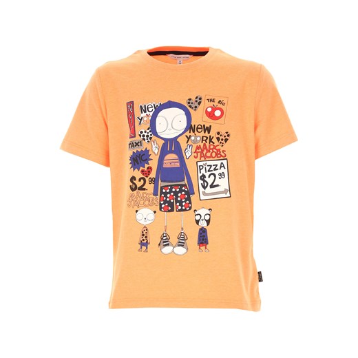 Marc Jacobs Koszulka Dziecięca dla Dziewczynek, fluorescencyjny pomarańczowy, Poliester, 2019, 10Y 12Y 14Y 2Y 3Y 4Y 5Y 6Y 8Y Marc Jacobs  12Y RAFFAELLO NETWORK