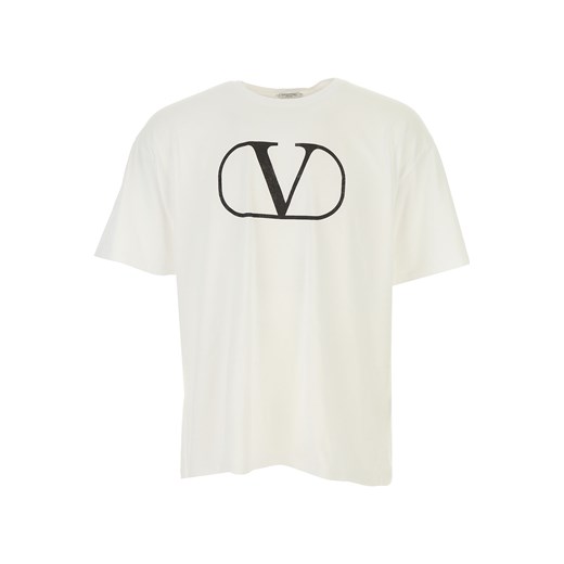 Valentino Koszulka dla Mężczyzn, biały, Bawełna, 2019, L M S XL XS  Valentino L RAFFAELLO NETWORK