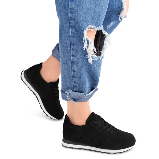 Buty sportowe damskie Marquiiz gładkie wiązane na płaskiej podeszwie z tworzywa sztucznego 