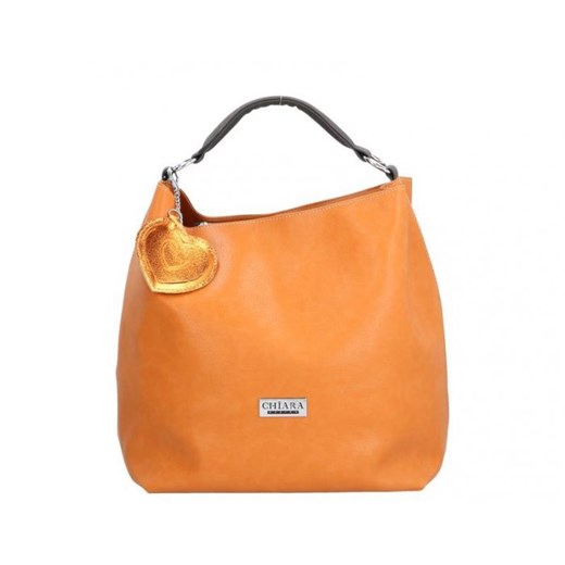 Chiara Design shopper bag żółta na ramię 