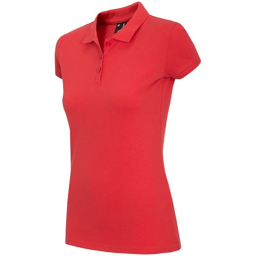 T-shirt damski TSD051 - czerwony   XL 4F
