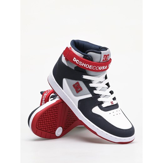 Buty DC Pensford (white/navy/red)