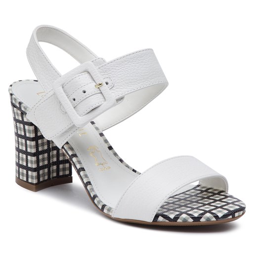 Białe sandały damskie Loretta Vitale z tworzywa sztucznego 