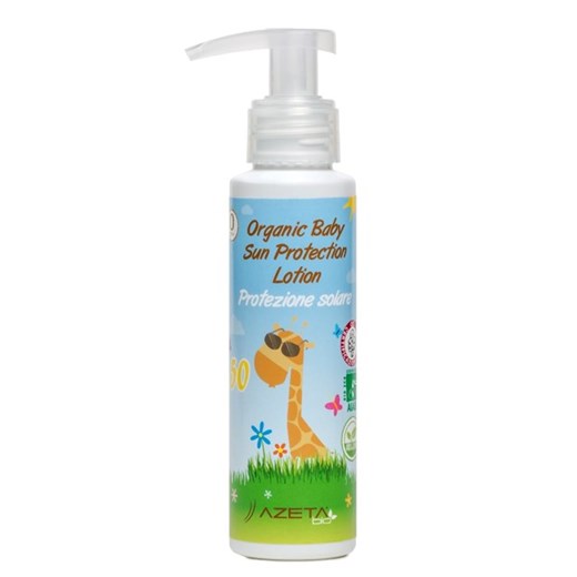 Organiczne mleczko ochronne na słońce z filtrami mineralnymi i SPF 50+ dla dzieci od 0m+ 100 ml – Azeta Bio