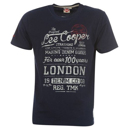 Koszulka  - Lee Cooper - granatowa Lee Cooper  M MARTINSON