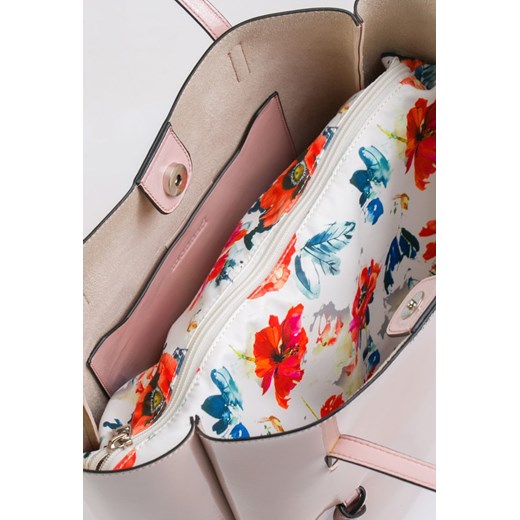 Shopper bag Monnari różowa ze skóry ekologicznej 