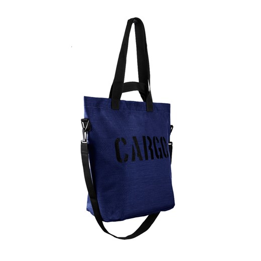 Shopper bag Cargo By Owee niebieska na ramię 