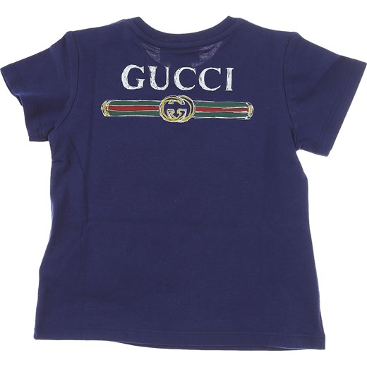 Gucci Koszulka Niemowlęca dla Chłopców, niebieski, Bawełna, 2019, 24M 2Y 3Y 6M 9M  Gucci 9M RAFFAELLO NETWORK