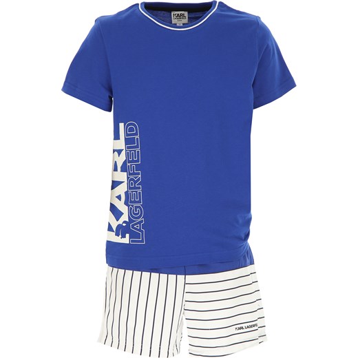 T-shirt chłopięce Karl Lagerfeld bawełniany z krótkimi rękawami 